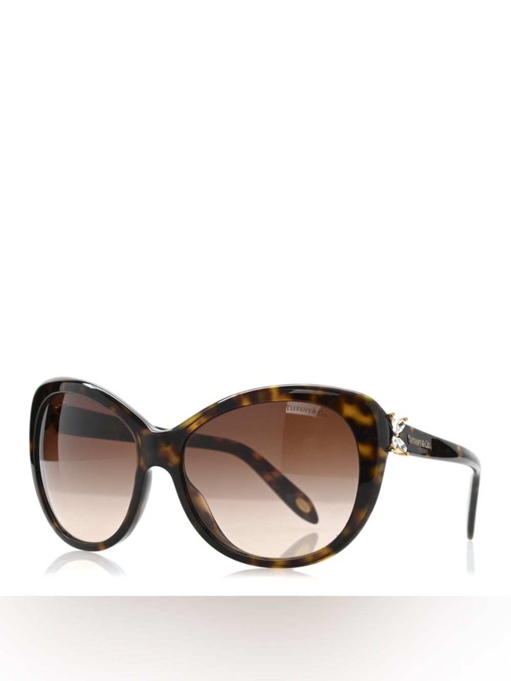 Acetate Crystal Sunglasses Tortoise